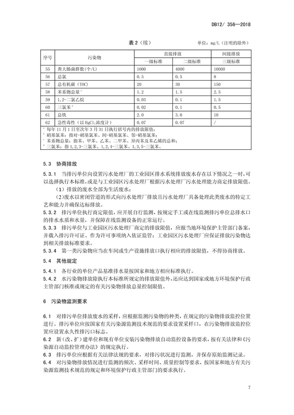 DB12 356-2018污水综合排放标准(图11)