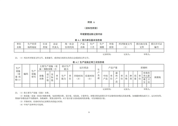 排污单位环境管理台账及排污许可证执行报告技术规范总则（试行）(图12)