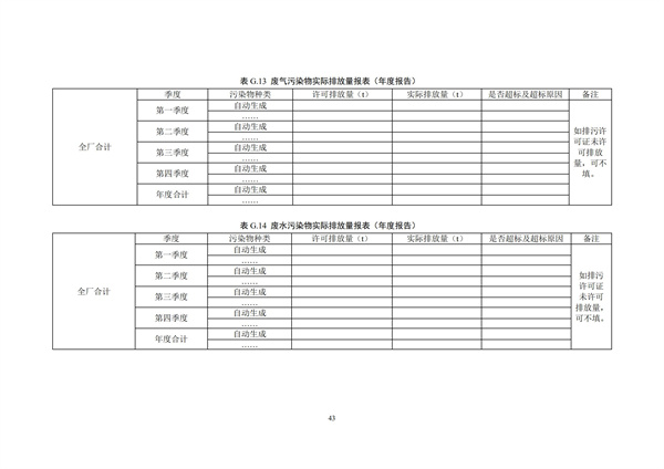 排污单位环境管理台账及排污许可证执行报告技术规范总则（试行）(图46)