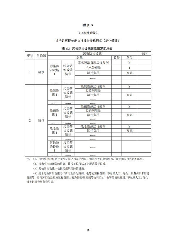 排污单位环境管理台账及排污许可证执行报告技术规范总则（试行）(图39)